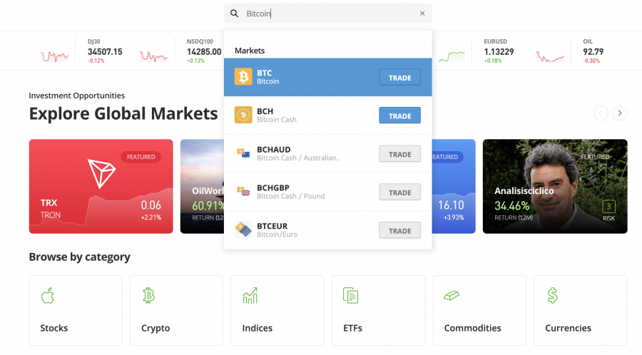 how to buy bitcoin on etoro